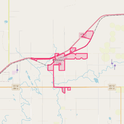 Map of Keenesburg