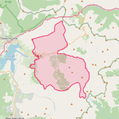 Map of Keystone