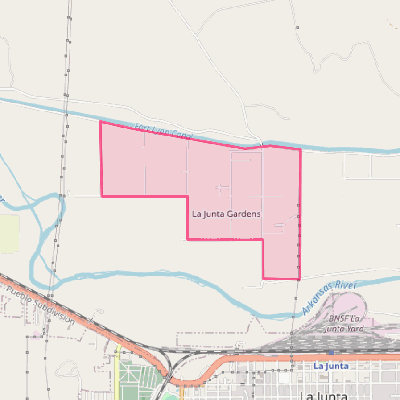 Map of La Junta Gardens