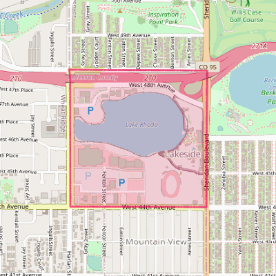 Map of Lakeside