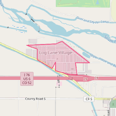 Map of Log Lane Village