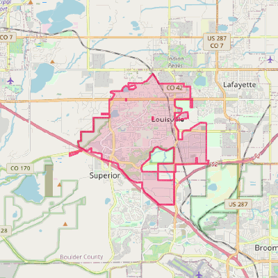 Map of Louisville