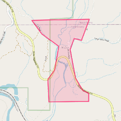 Map of McCoy