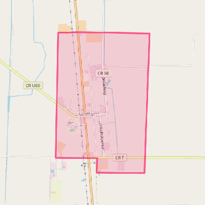 Map of Moffat