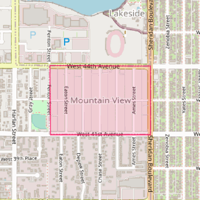 Map of Mountain View