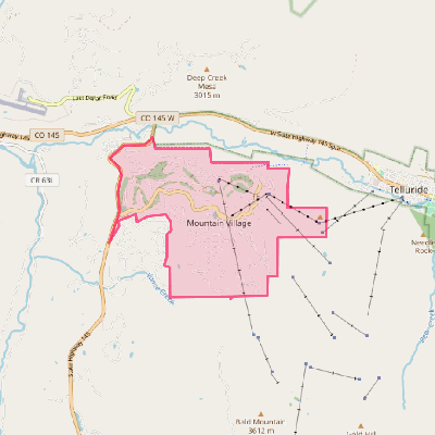 Map of Mountain Village