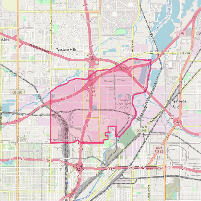 Map of North Washington