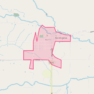 Map of Nucla