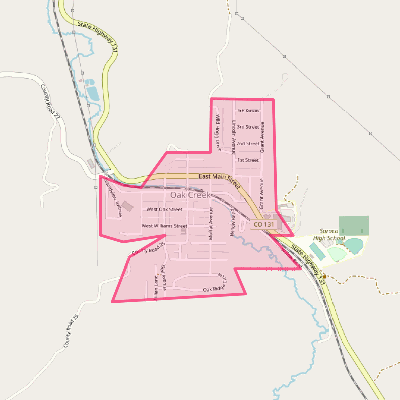 Map of Oak Creek