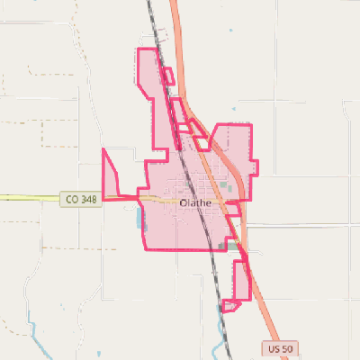 Map of Olathe