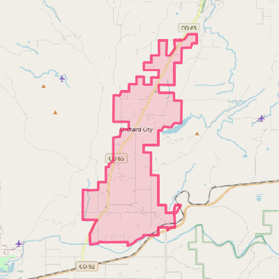 Map of Orchard City