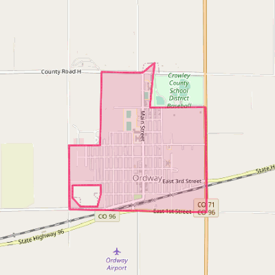 Map of Ordway