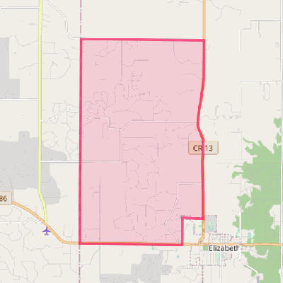 Map of Ponderosa Park