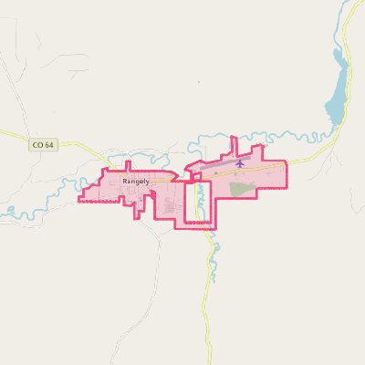 Map of Rangely