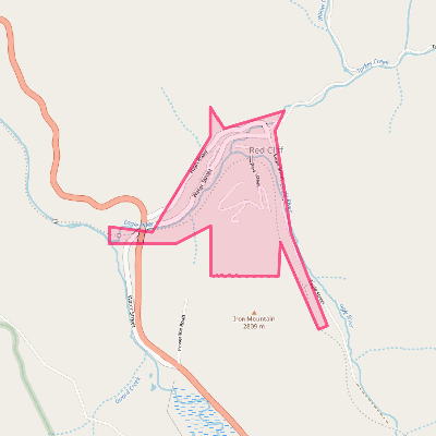 Map of Red Cliff