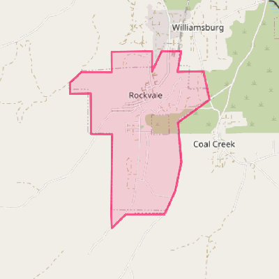 Map of Rockvale