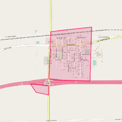 Map of Seibert