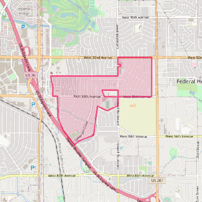 Map of Shaw Heights