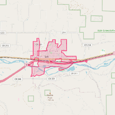 Map of Silt