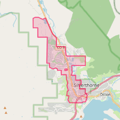 Map of Silverthorne