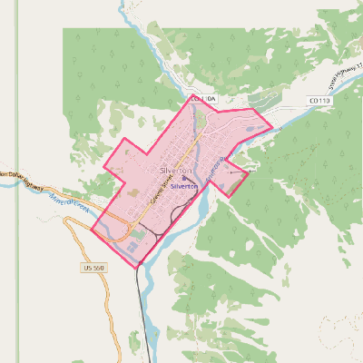 Map of Silverton