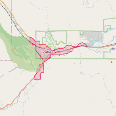 Map of South Fork