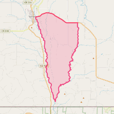 Map of Southern Ute