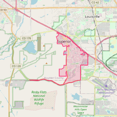 Map of Superior