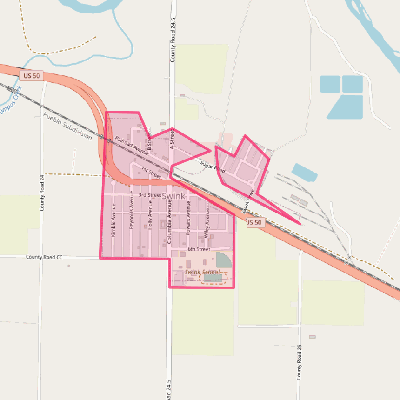 Map of Swink