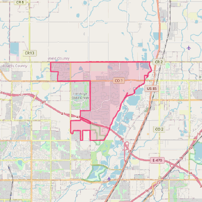 Map of Todd Creek