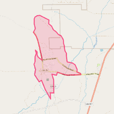 Map of Towaoc