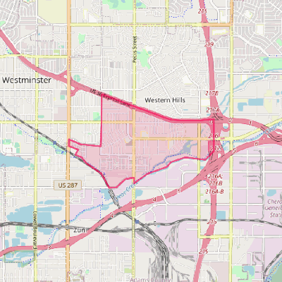 Map of Twin Lakes