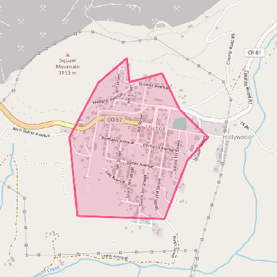 Map of Victor