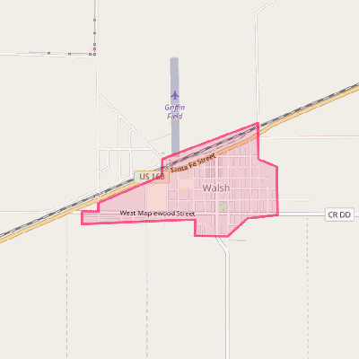 Map of Walsh