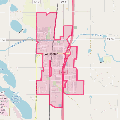 Map of Wellington