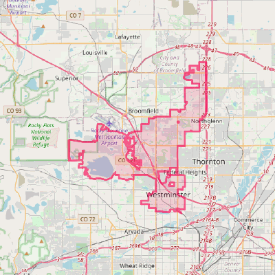 Map of Westminster