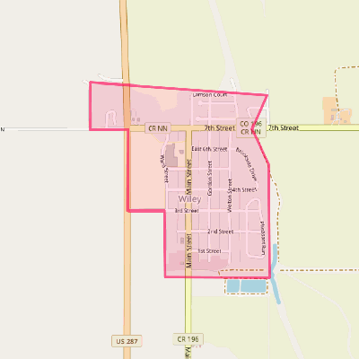 Map of Wiley