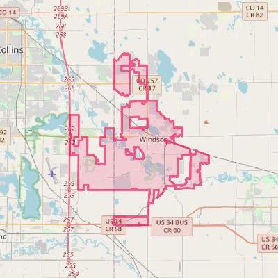 Map of Windsor