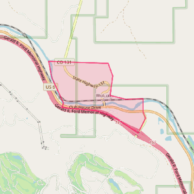 Map of Wolcott