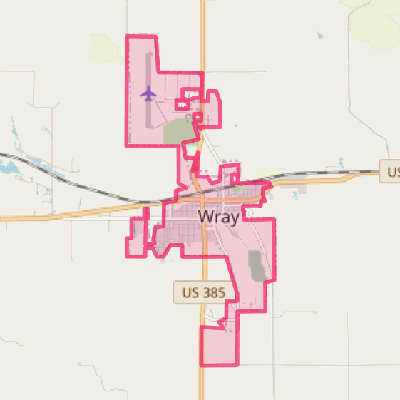 Map of Wray