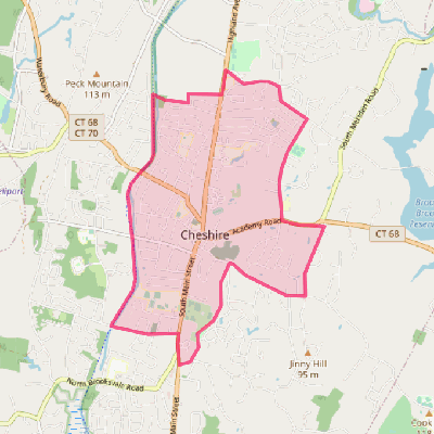 Map of Cheshire Village