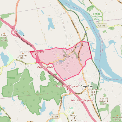 Map of Chester Center