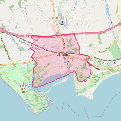 Map of Clinton