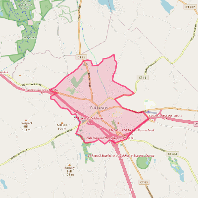 Map of Colchester