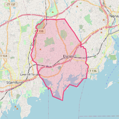 Map of Darien