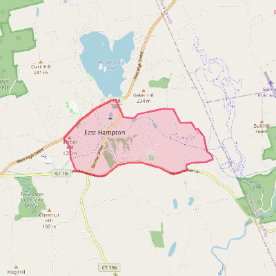 Map of East Hampton