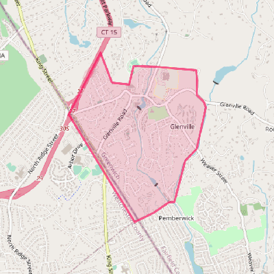 Map of Glenville