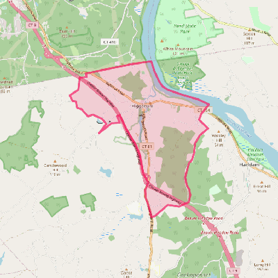 Map of Higganum