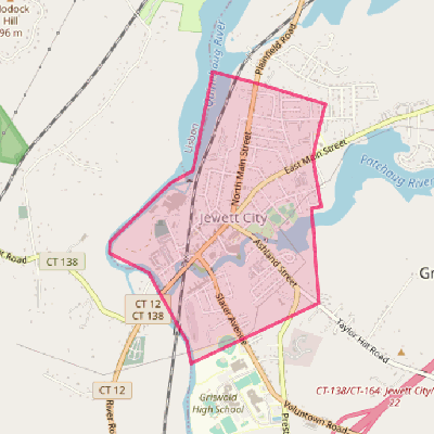 Map of Jewett City