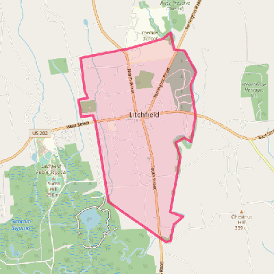 Map of Litchfield